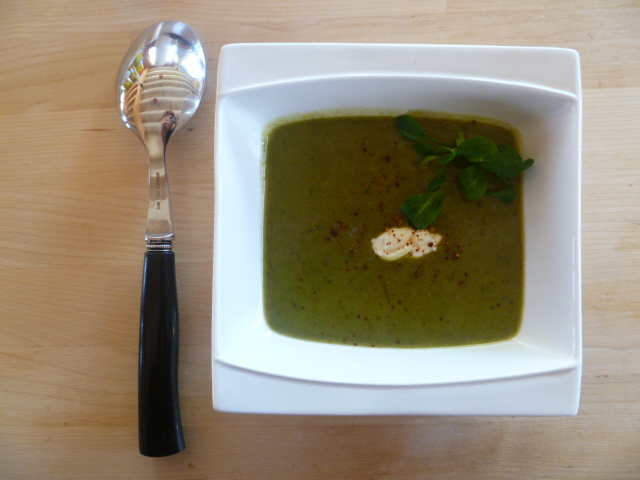 Soupe aux épinards - Recette sans gluten, sans caséine et bio