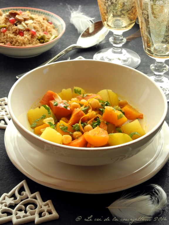 Menus santé : quand le tajine végétarien sublime les légumes - A la une -  Destination Santé